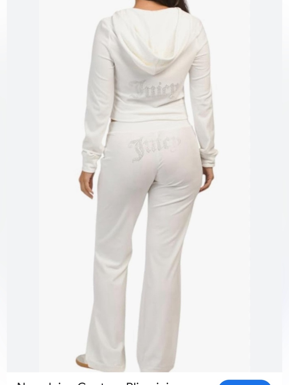 Juicy Couture🔥 Iconic Terry Oyster Bling Hoodie Tracksuit Set - Picture 10 of 10